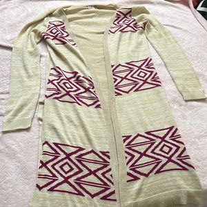 Patterned cardigan